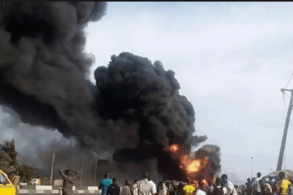 Gas Explosion Destroys Calabar Filling Station as Residents Combat Inferno in Cross River